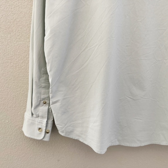 Poncho Original Shirt Mens Large Technical Green Outdoor Fishing Performance - Picture 10 of 13